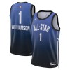 NBA Mænd Trøje All-Star 2023 Team 1 Zion Williamson 1 Nike Blå Swingman NBA Mænd Trøje All-Star 2023 Team 1 Zion Williamson 1 Nike Blå Swingman